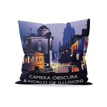 Load image into Gallery viewer, Camre Obscura &amp; World Of Illusions, Edinburgh Cushion
