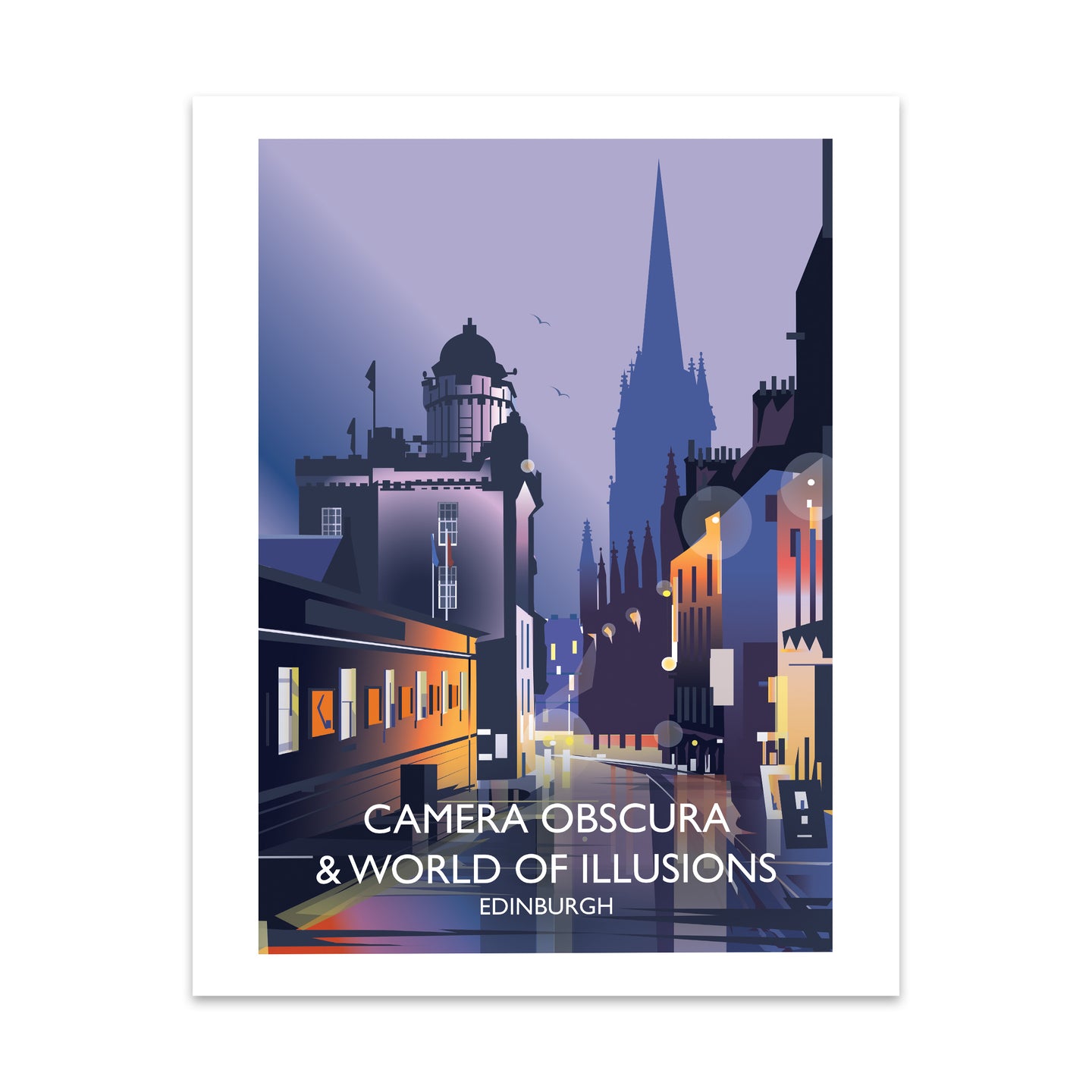 Camre Obscura & World Of Illusions, Edinburgh Art Print