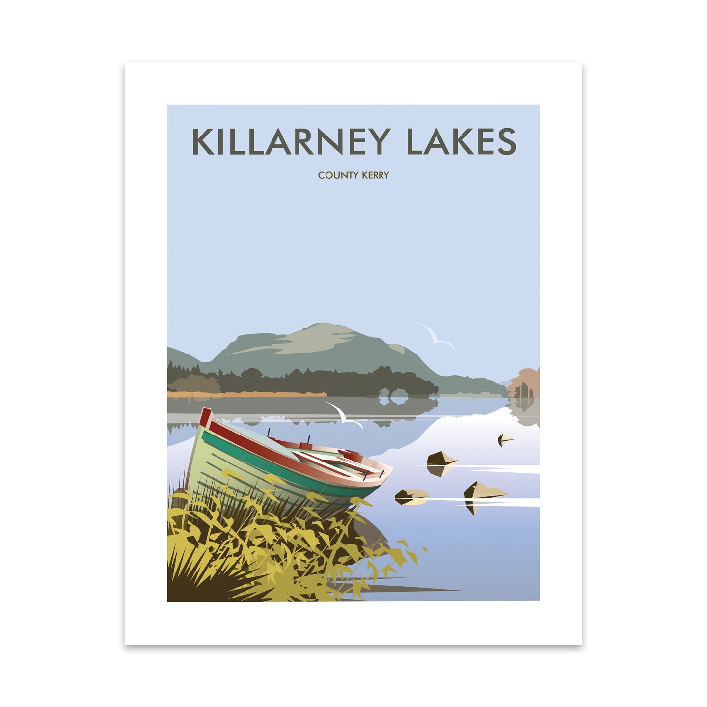 Killarney Lakes, County Kerry Art Print