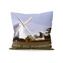 Load image into Gallery viewer, Jack And Jill Windmills, Pyecombe Cushion
