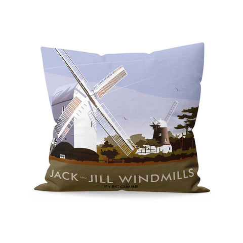 Jack And Jill Windmills, Pyecombe Cushion