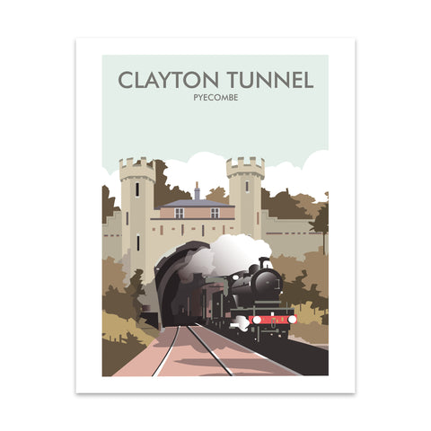 Clayton Tunnels, Pyecombe Art Print