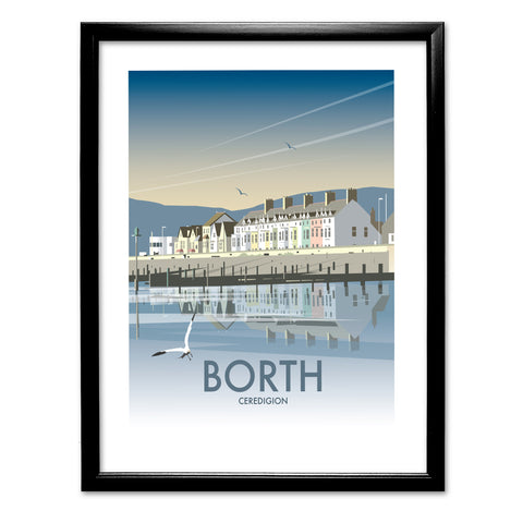 Borth, Ceredigion Art Print