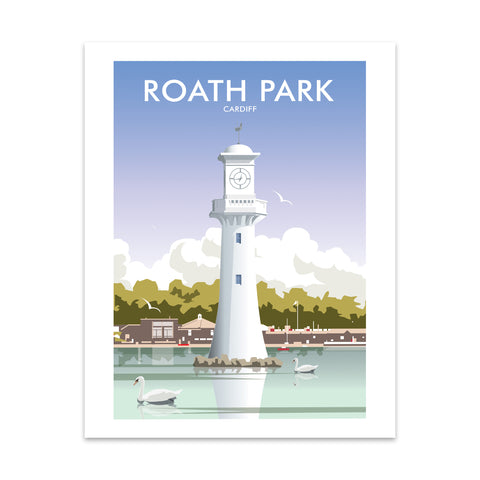 Roath Park, Cardiff Art Print