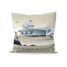 Load image into Gallery viewer, Hms Queen Elizabeth, Portsmouth 2017 Cushion
