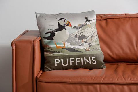 Puffins Cushion