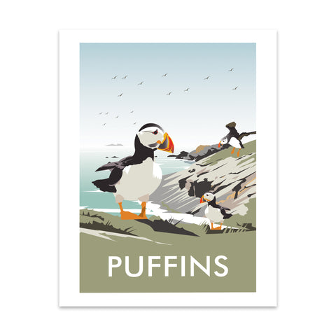 Puffins Art Print