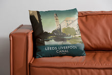 Load image into Gallery viewer, Leeds Liverpool Canal, Saltaire Cushion
