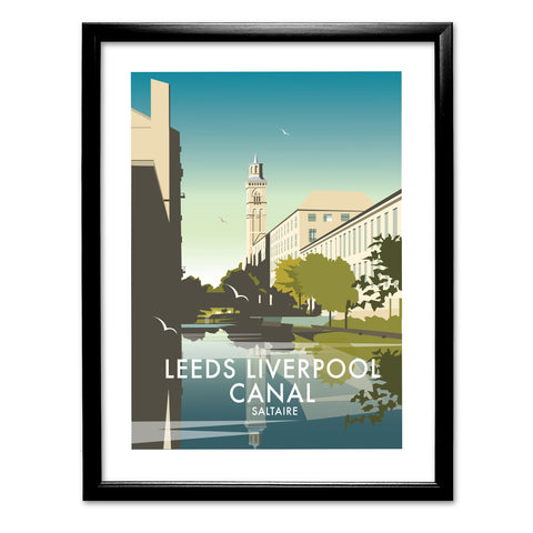 Leeds Liverpool Canal, Saltaire Art Print