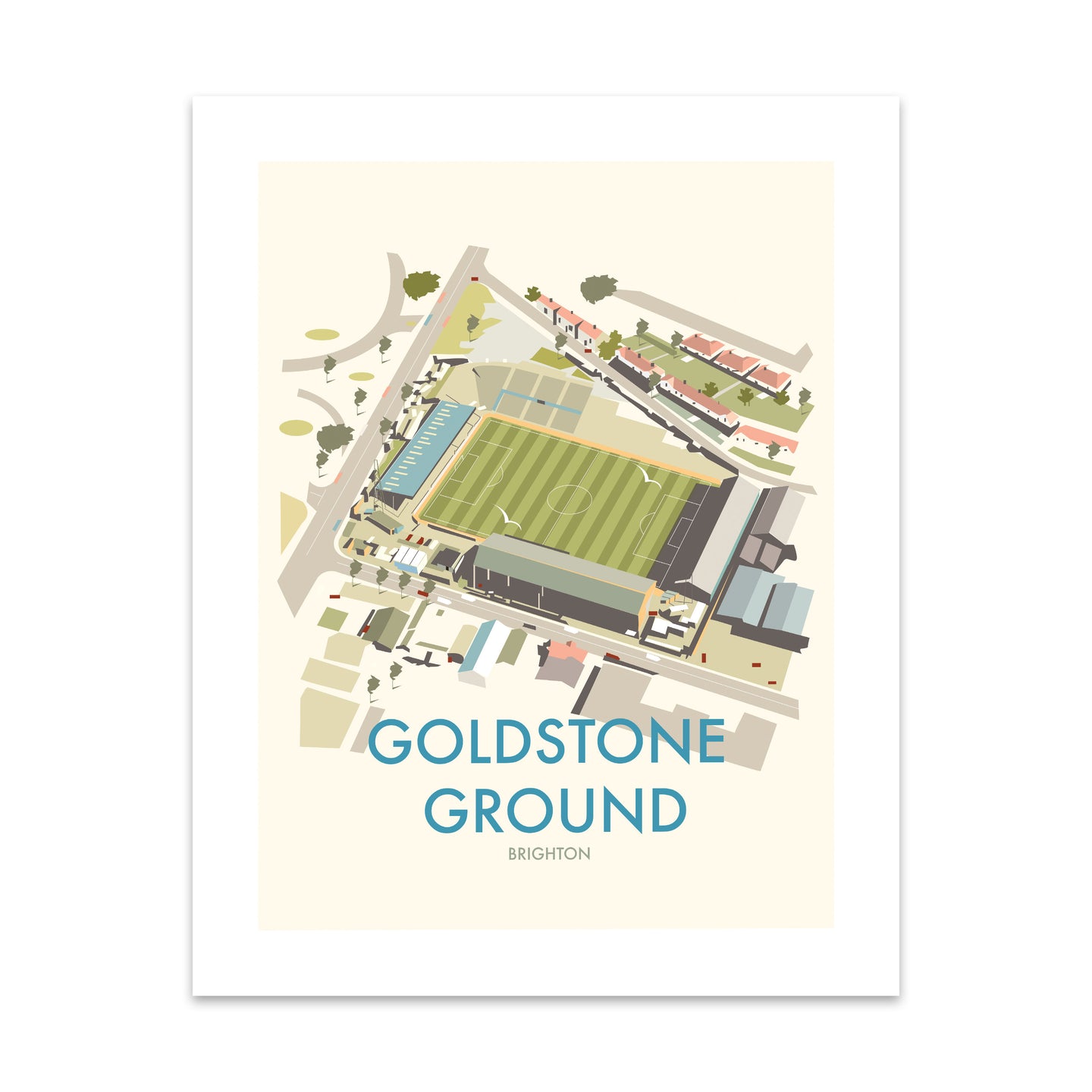 Goldstone Ground, Brighton Art Print
