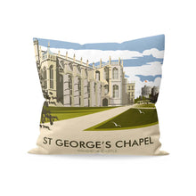 Load image into Gallery viewer, St George&#39;s Chapel, Windsor Castle Cushion
