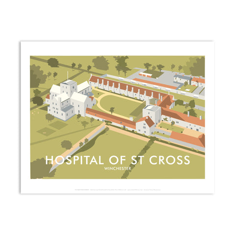 Hospital Of St Cross, Winchester Art Print