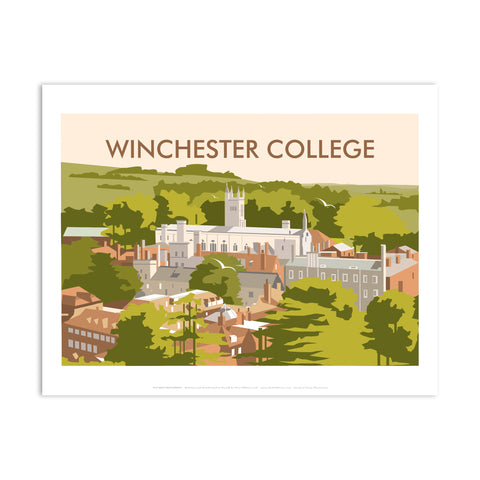 Winchester College Art Print