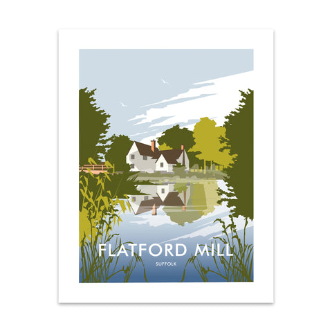 Flatford Mill, Suffolk Art Print
