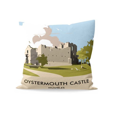 Oystermouth Castle Cushion