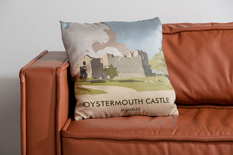 Oystermouth Castle Cushion