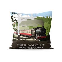 Load image into Gallery viewer, North Yorkshire Moors Railway Cushion
