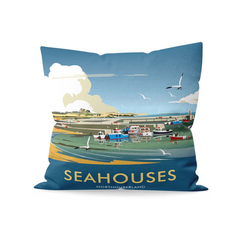 Seahouses, Northumberland Cushion