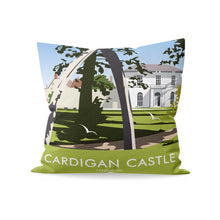 Load image into Gallery viewer, Cardigan Castle, Ceredigion Cushion
