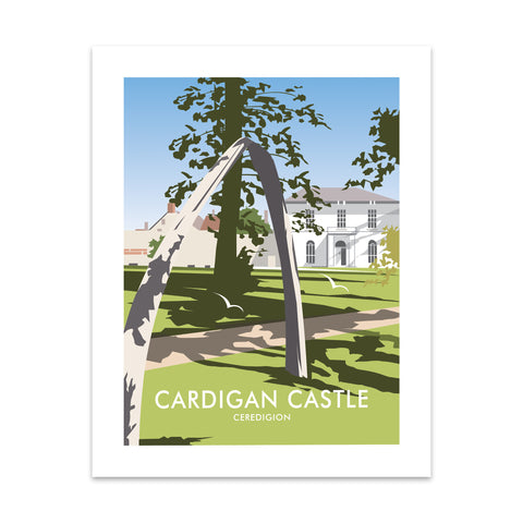 Cardigan Castle, Ceredigion Art Print