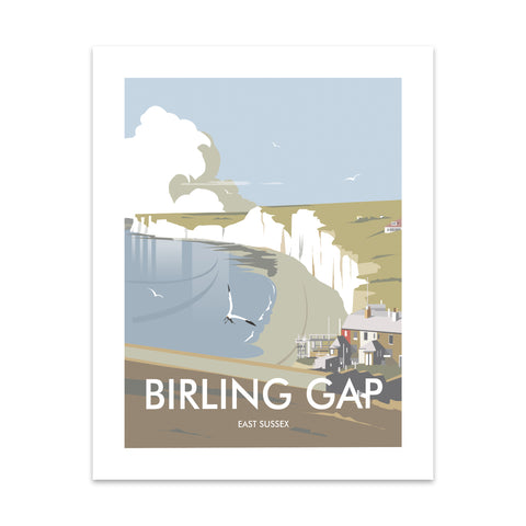 Birling Gap, East Sussex Art Print