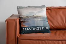 Load image into Gallery viewer, Hastings Pier, East Sussex Cushion
