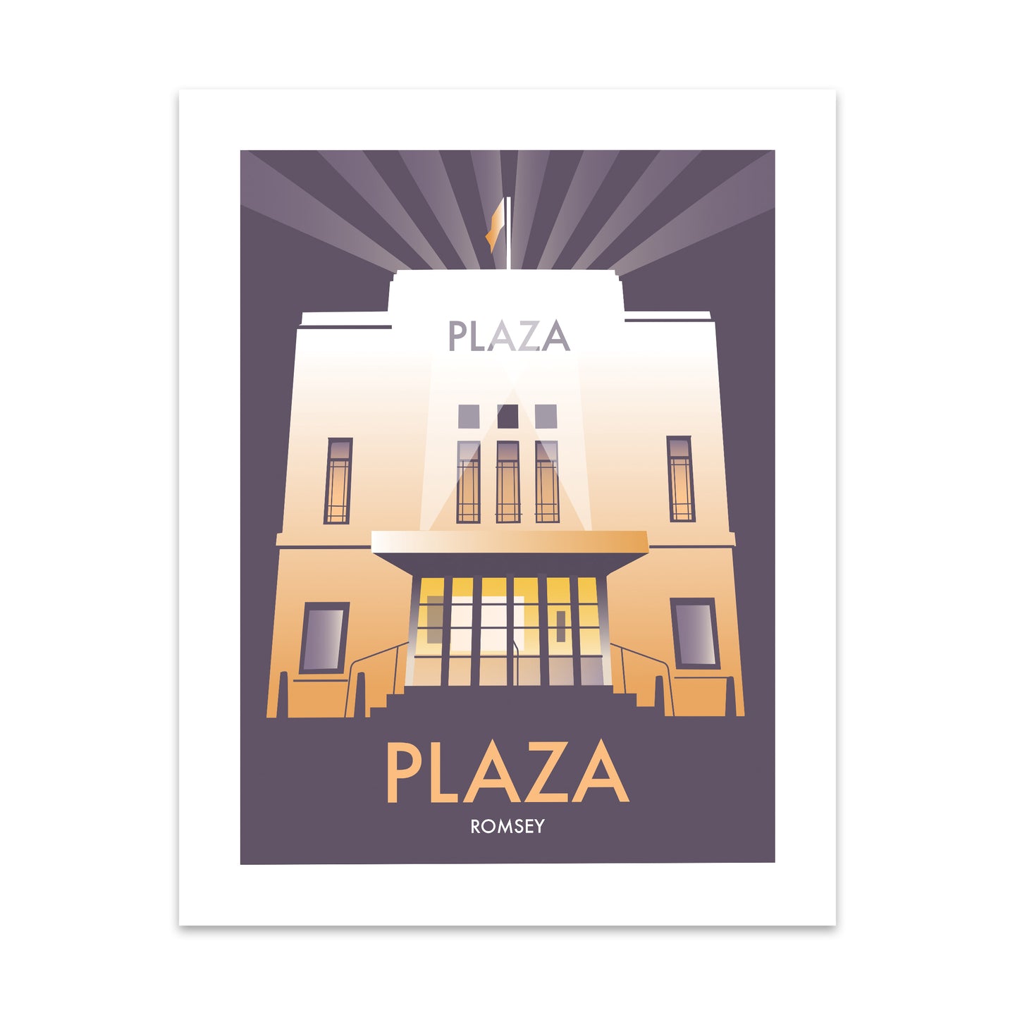 Plaza, Romsey Art Print