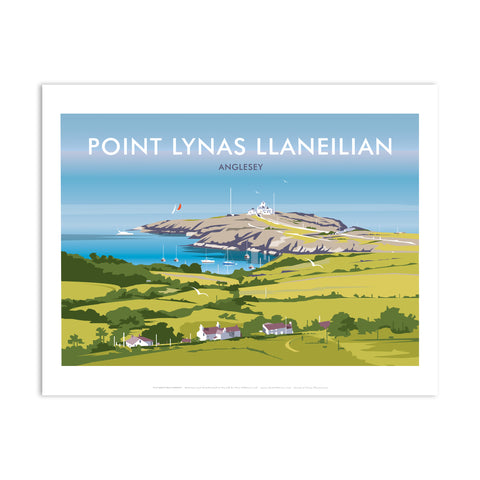 Point Lynas Llaneilina, Anglesey Art Print