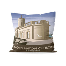Load image into Gallery viewer, Normanton Church, Rutland Water Cushion
