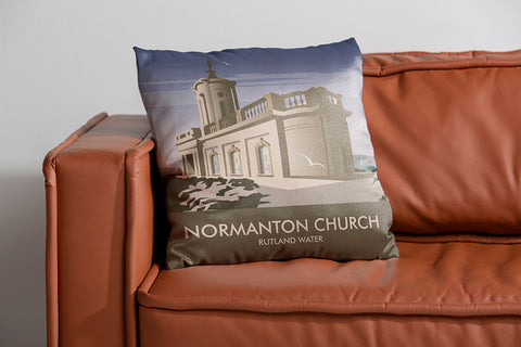 Normanton Church, Rutland Water Cushion