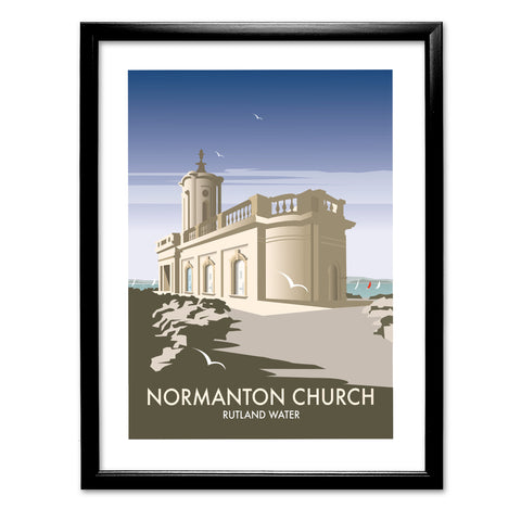 Normanton Church, Rutland Water Art Print