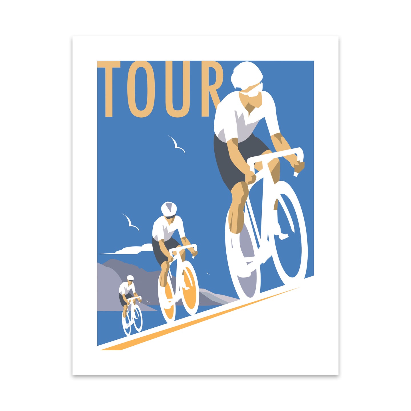 Tour (Cycling) Art Print