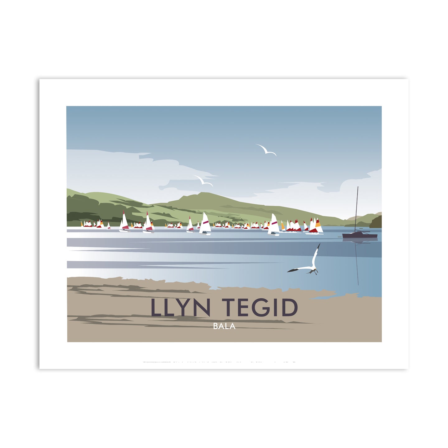 Llyn Tegid, Bala Art Print