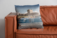 Load image into Gallery viewer, Carrickfergus Castle, County Antrim Cushion

