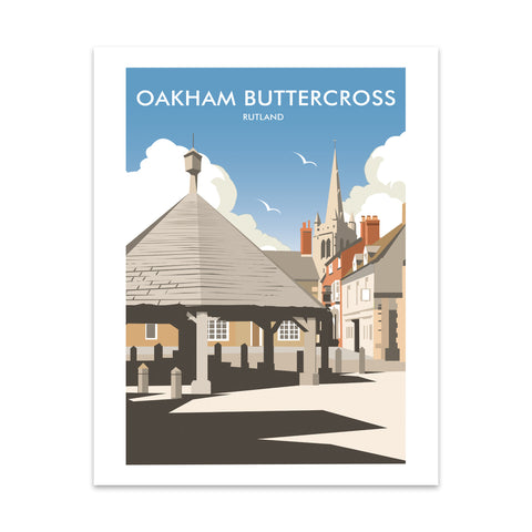 Oakham Buttercross, Rutland Art Print
