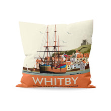 Load image into Gallery viewer, Whitby, Captain Cook&#39;s Ship Hms Endeavour Cushion
