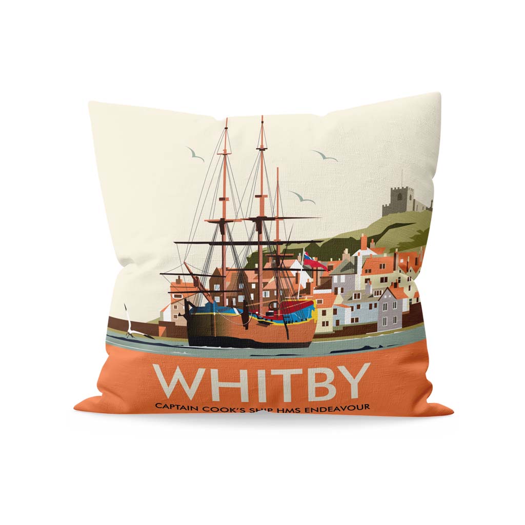 Whitby, Captain Cook's Ship Hms Endeavour Cushion