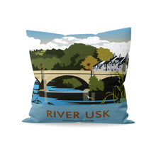 Load image into Gallery viewer, River Usk, Monmouthshire Cushion
