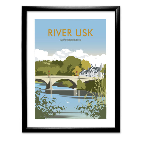River Usk, Monmouthshire Art Print