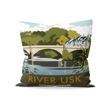 Load image into Gallery viewer, River Usk, Monmouthshire Cushion
