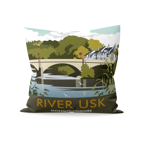 River Usk, Monmouthshire Cushion