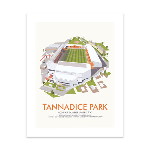 Tannadice Park, Dundee United F. C. Art Print