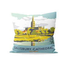 Load image into Gallery viewer, Salisbury Cathedral, Wiltshire Cushion

