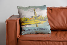 Load image into Gallery viewer, Salisbury Cathedral, Wiltshire Cushion
