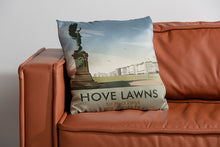 Load image into Gallery viewer, Hove Lawns, The Peace Statue Cushion
