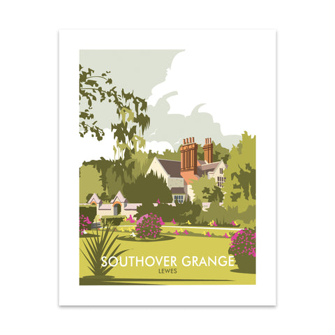 Southover Grange, Lewes Art Print