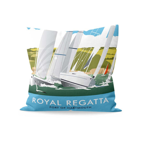 Royal Regatta, Port Of Dartmouth Cushion