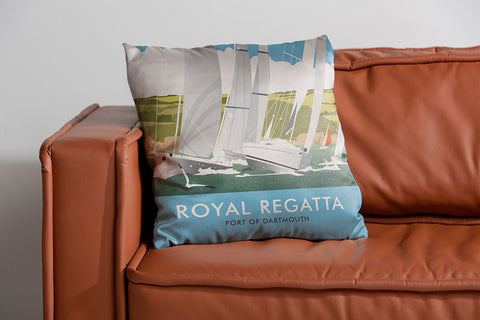 Royal Regatta, Port Of Dartmouth Cushion