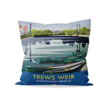 Load image into Gallery viewer, Trews Weir, Suspension Bridge, Exeter Cushion
