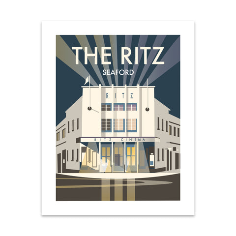 The Ritz, Seaford Art Print